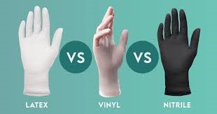 بررسی مقایسه ایی دستکشهای لاتکس نیتریل و وینیل